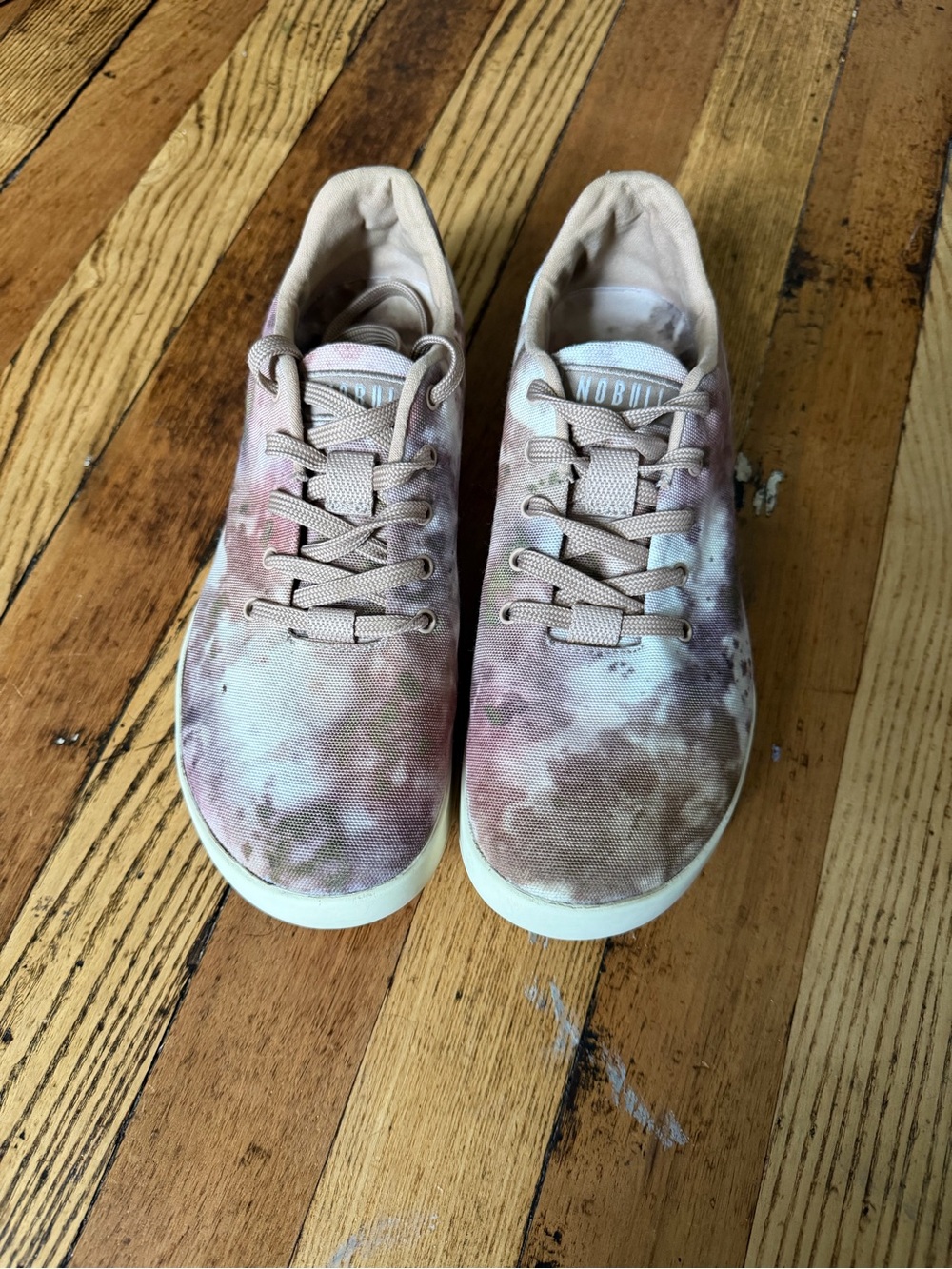 NOBULL Women's Blush Tie-Dye Canvas Sneaker